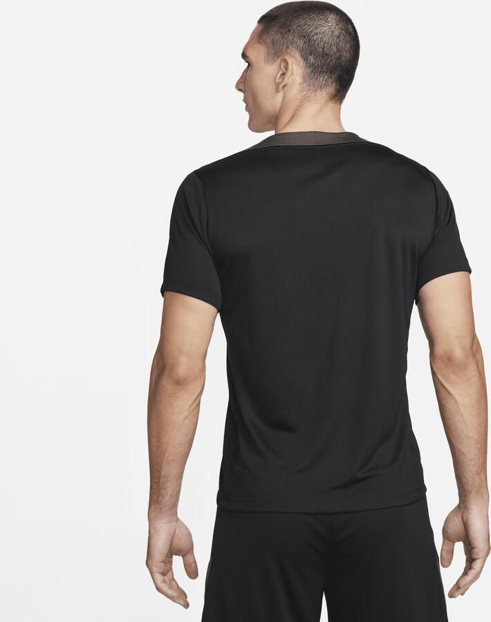 Nike Strike voetbaltop met Dri-FIT en korte mouwen voor heren Zwart - Foto 4