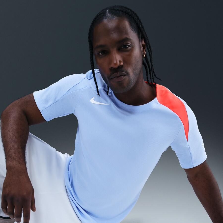 Nike Strike voetbaltop met Dri-FIT voor heren Blauw - Foto 2