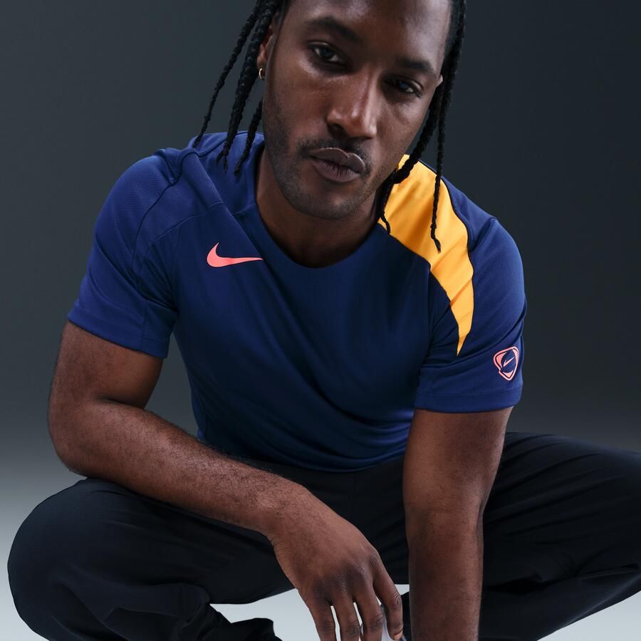 Nike Strike voetbaltop met Dri-FIT voor heren Blauw - Foto 2