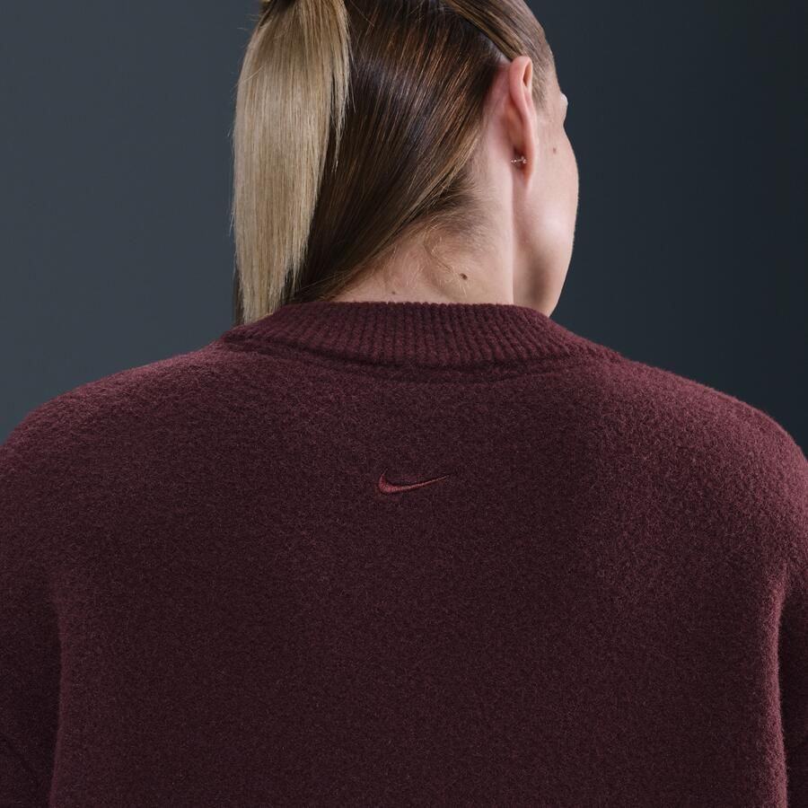 Nike Sweater met ronde hals voor dames Rood