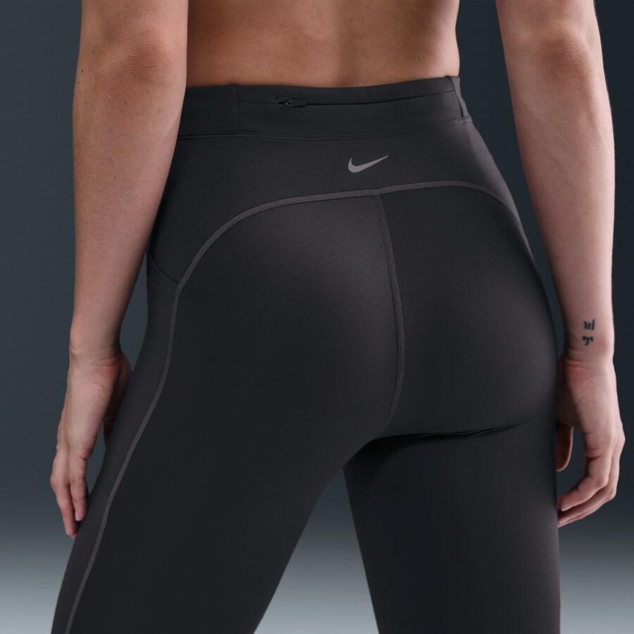 Nike Swift 7 8-hardlooplegging met hoge taille en reflecterend design voor dames Grijs - Foto 2