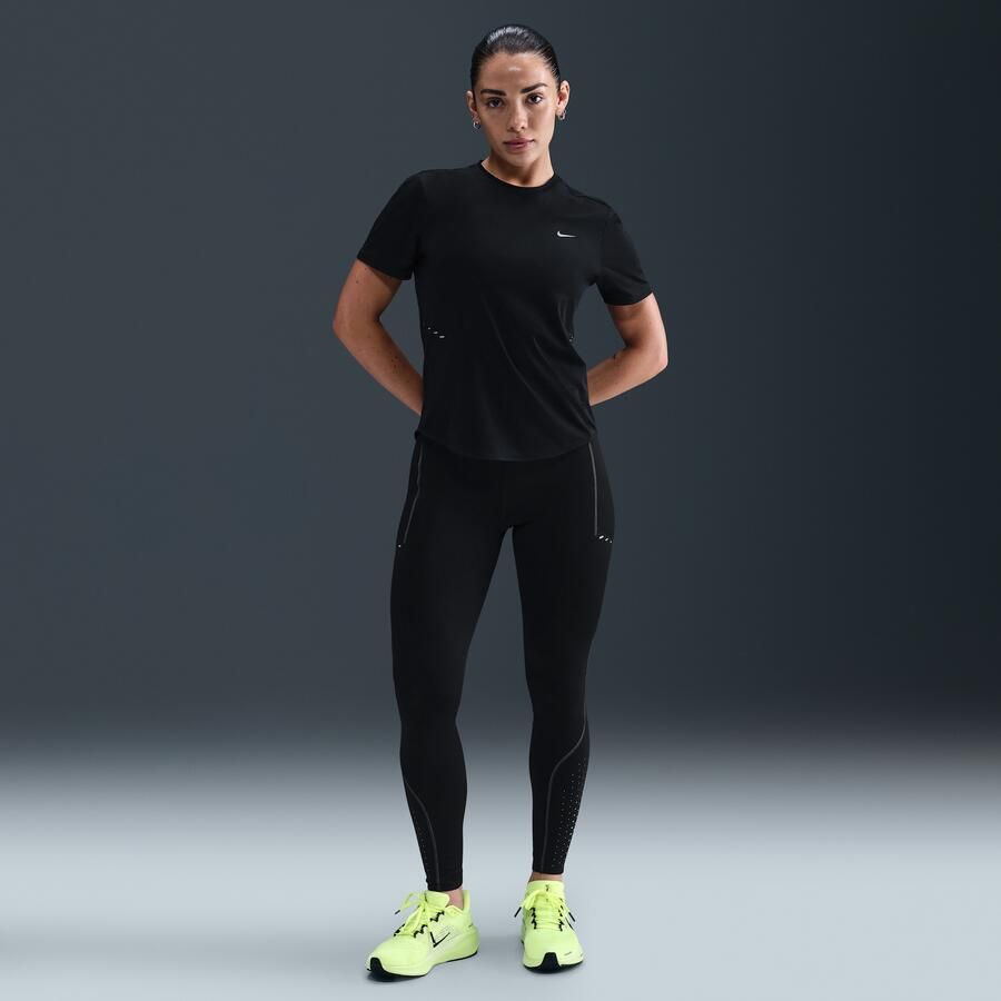 Nike Swift 7 8-hardlooplegging met hoge taille en reflecterend design voor dames Zwart - Foto 4