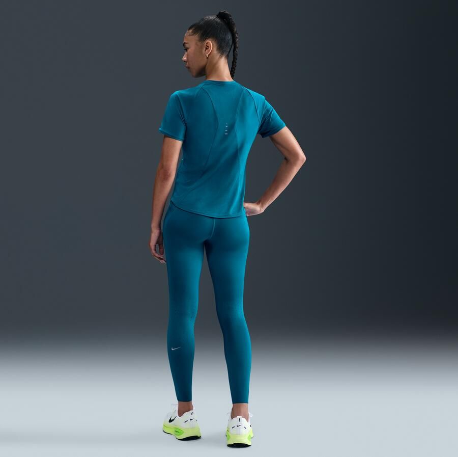 Nike Swift 7 8-hardlooplegging met hoge taille en zakken voor dames Blauw - Foto 3