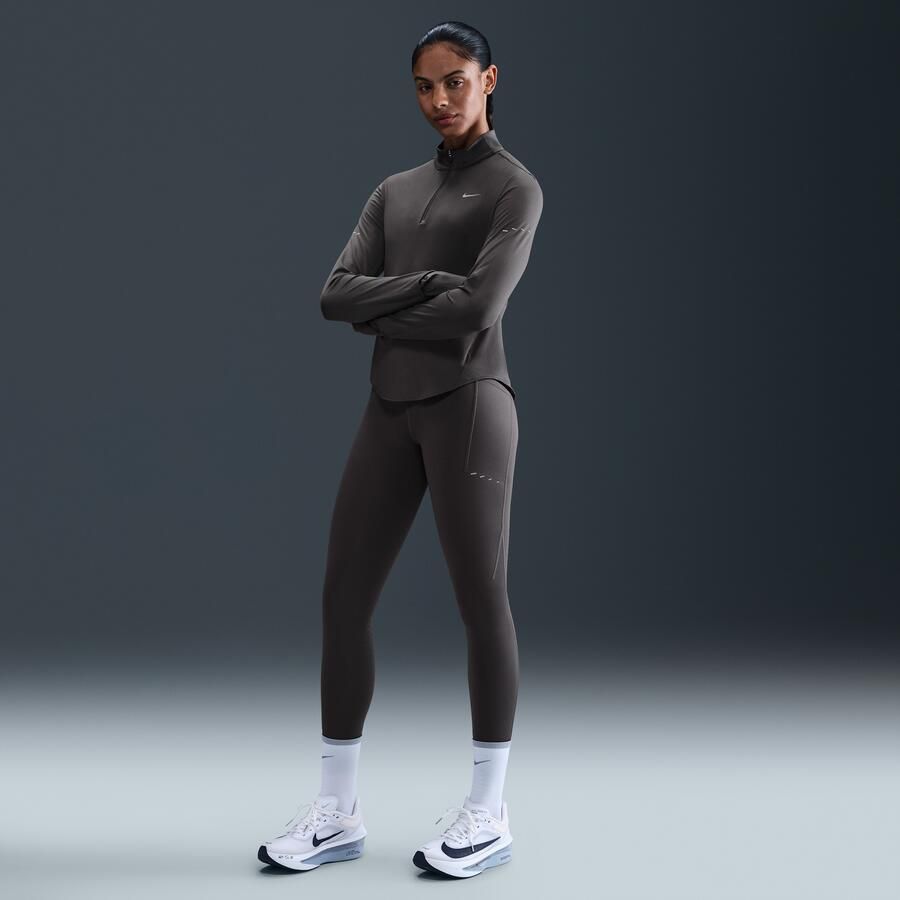 Nike Swift 7 8-hardlooplegging met hoge taille en zakken voor dames Grijs - Foto 4