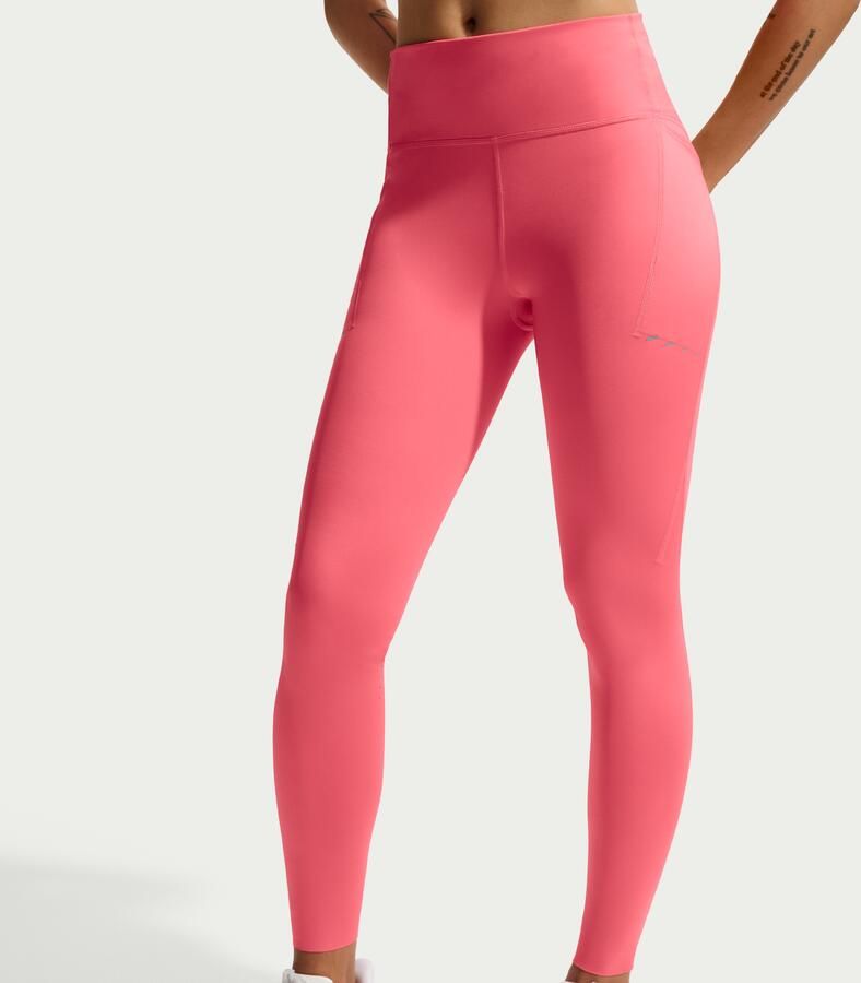 Nike Swift 7 8-hardlooplegging met hoge taille en zakken voor dames Roze