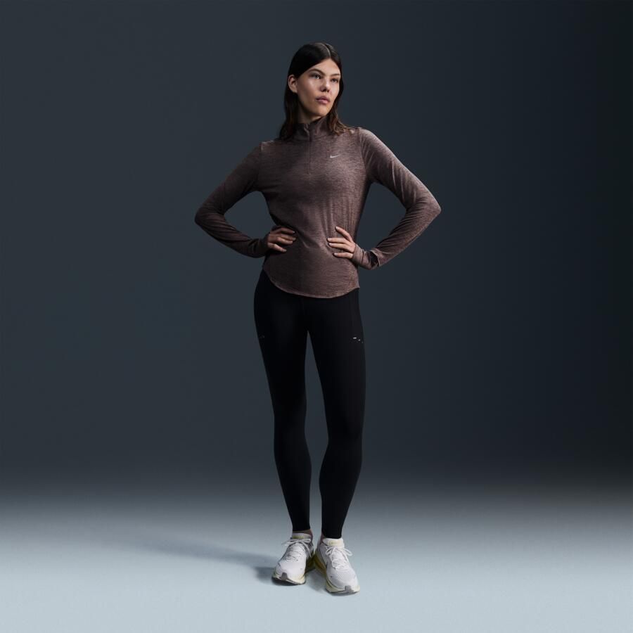 Nike Swift 7 8-hardlooplegging met hoge taille en zakken voor dames Zwart - Foto 3