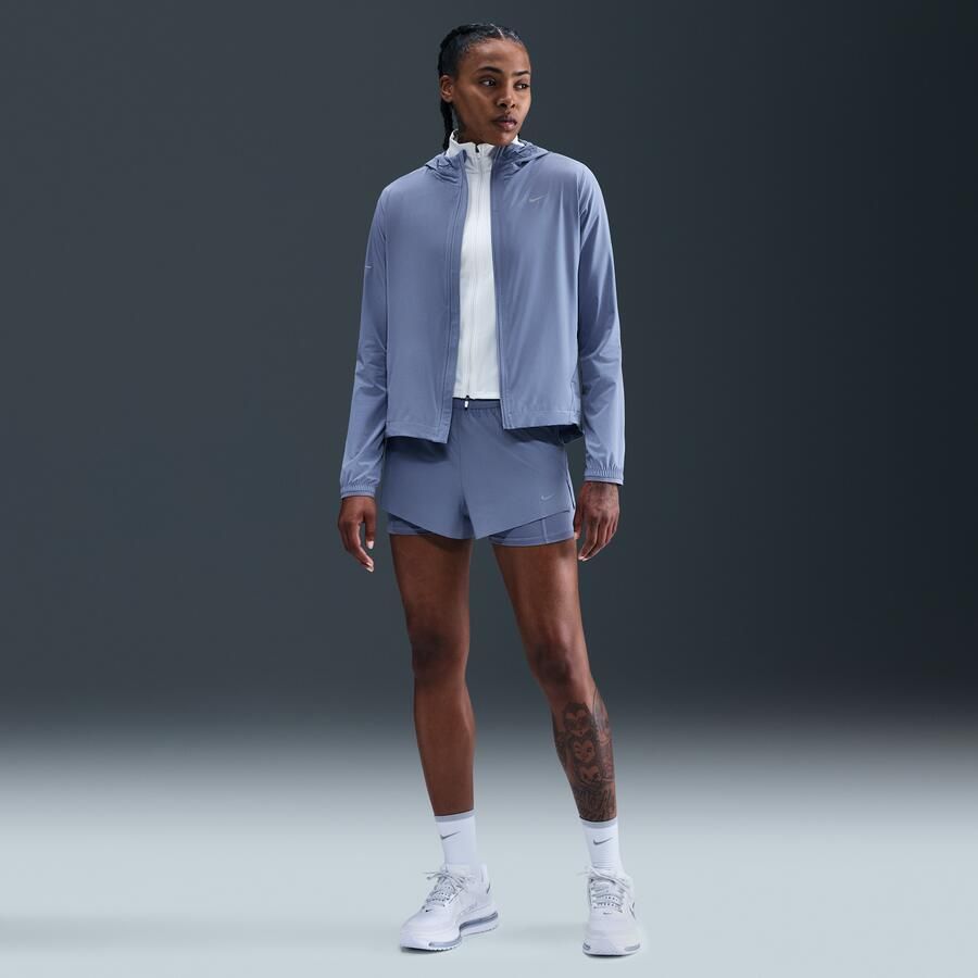 Nike Swift Dri-FIT 2-in-1 hardloopshorts met halfhoge taille voor dames Blauw - Foto 4