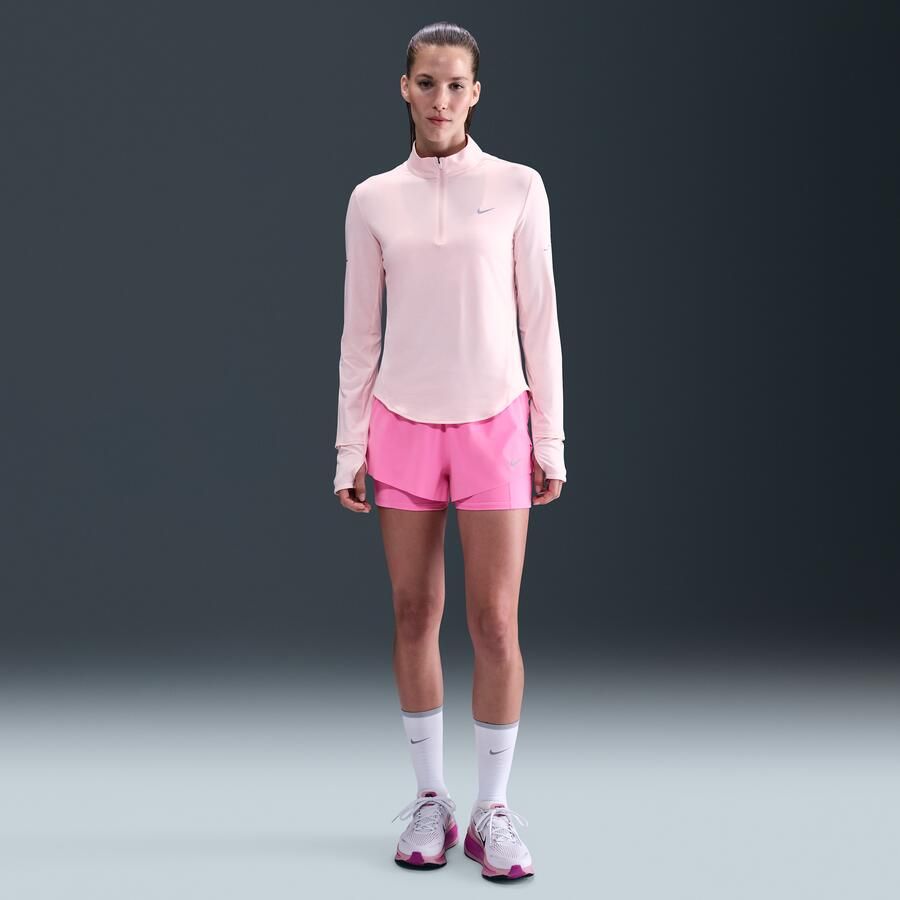 Nike Swift Dri-FIT 2-in-1 hardloopshorts met halfhoge taille voor dames Roze - Foto 4