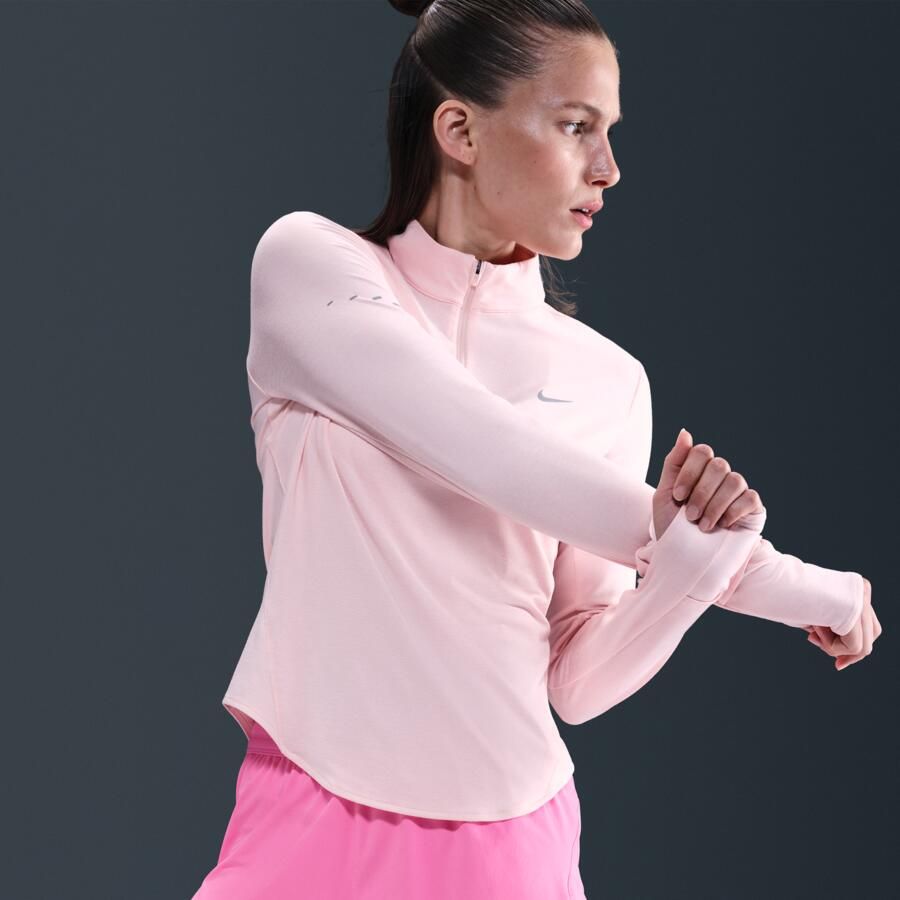Nike Swift Dri-FIT 2-in-1 hardloopshorts met halfhoge taille voor dames Roze - Foto 3