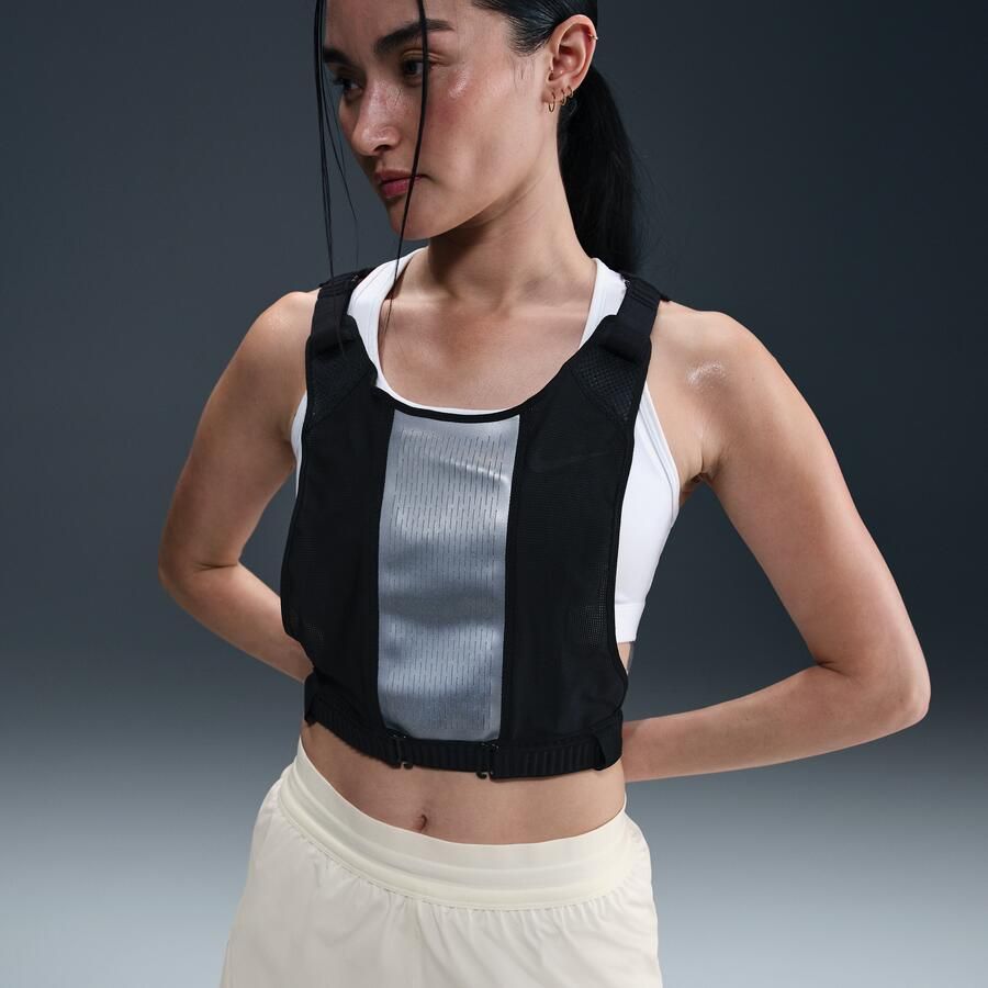 Nike Swift Dri-FIT 2-in-1 hardloopshorts met halfhoge taille voor dames Wit