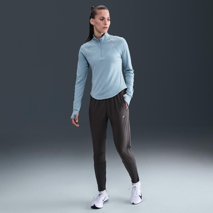Nike Swift Dri-FIT hardloopbroek met halfhoge taille voor dames Grijs - Foto 4