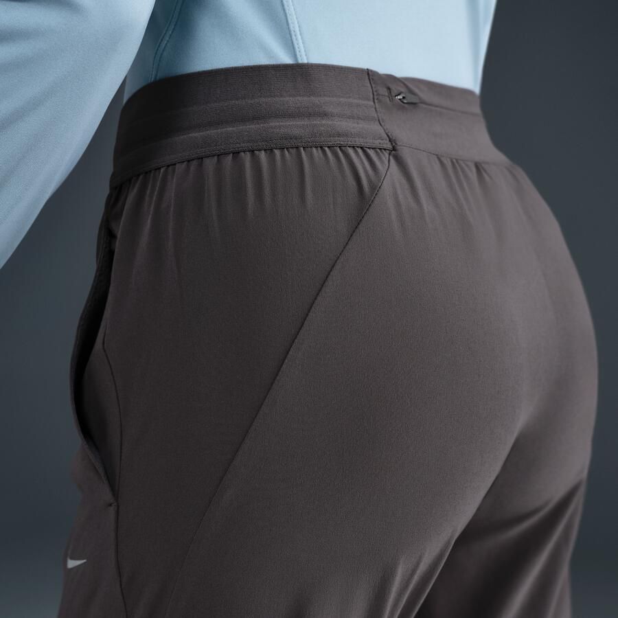 Nike Swift Dri-FIT hardloopbroek met halfhoge taille voor dames Grijs - Foto 2
