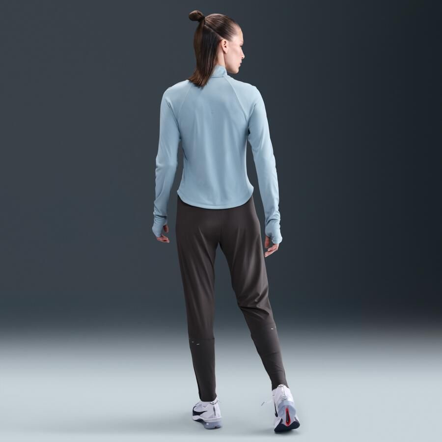 Nike Swift Dri-FIT hardloopbroek met halfhoge taille voor dames Grijs - Foto 3