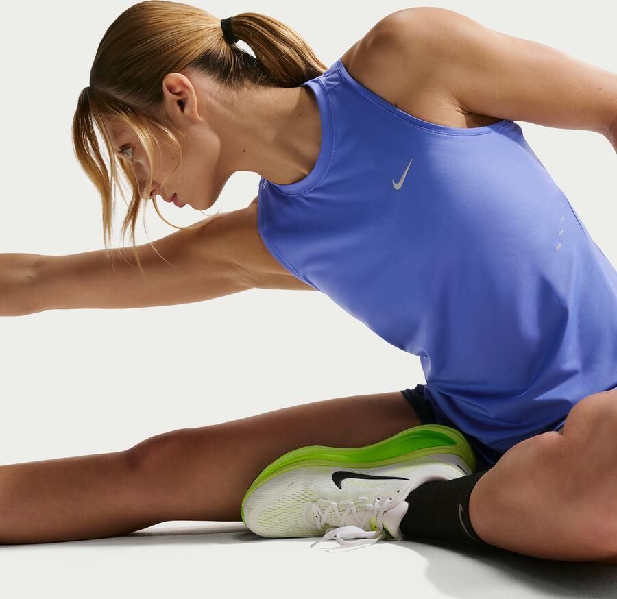 Nike Swift Dri-FIT hardlooptanktop voor dames Blauw - Foto 2
