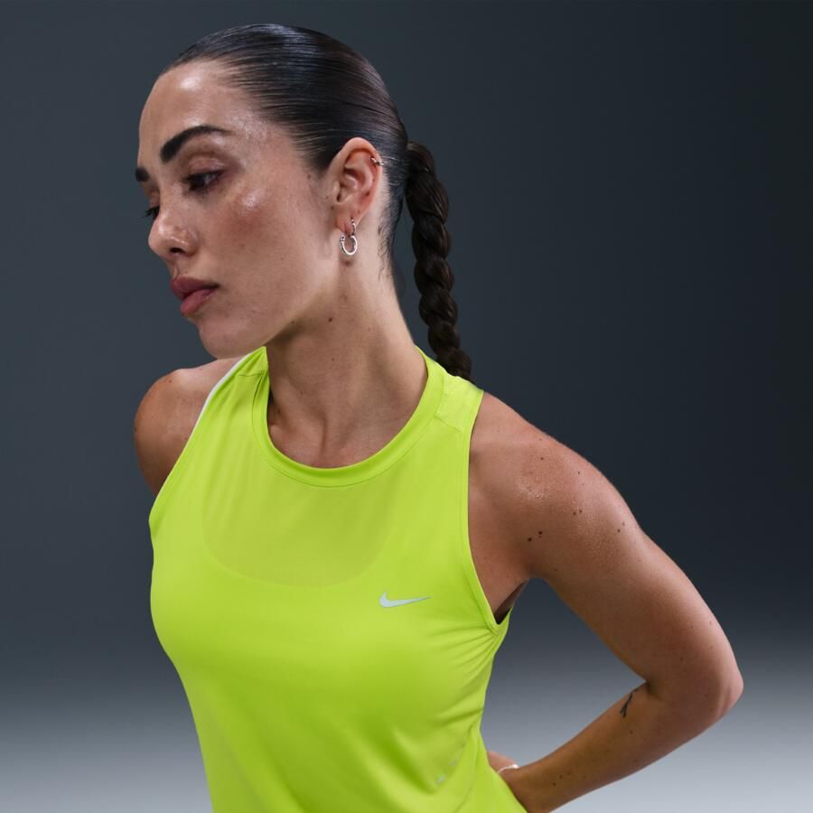 Nike Swift Dri-FIT hardlooptanktop voor dames Groen - Foto 4