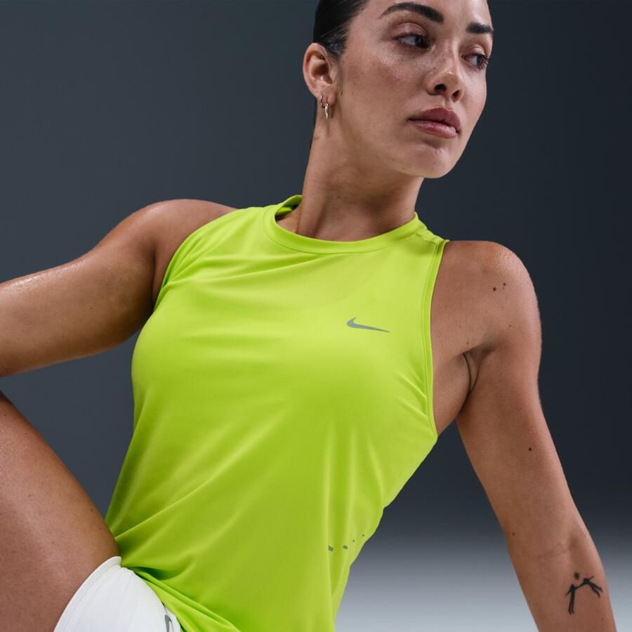 Nike Swift Dri-FIT hardlooptanktop voor dames Groen - Foto 2