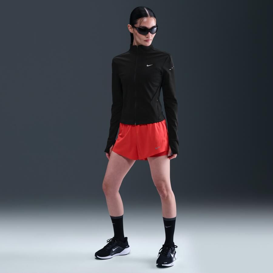 Nike Swift Dri-FIT tussenlaagtop voor hardlopen met volledige rits voor dames Zwart - Foto 3