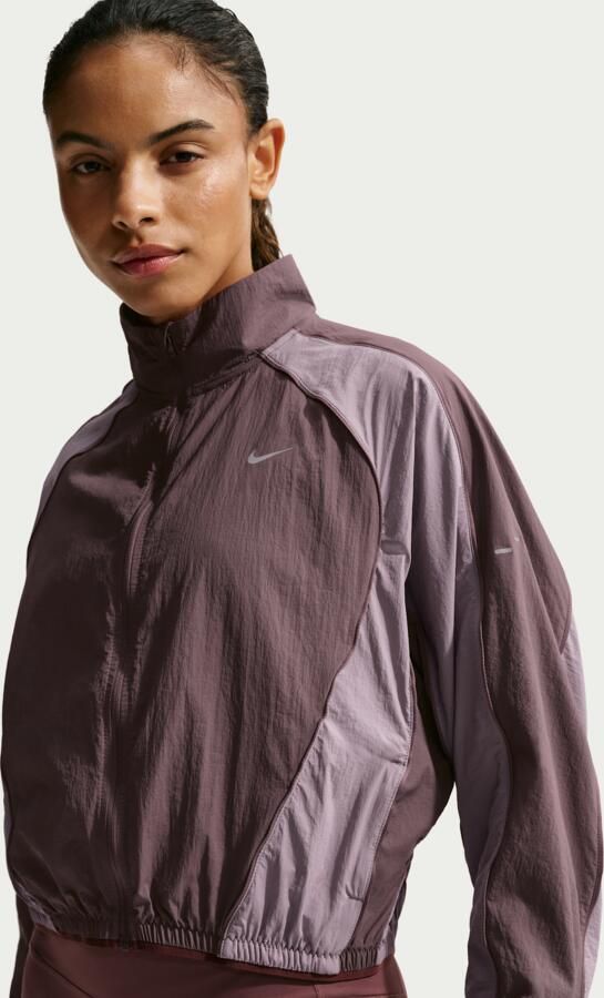 Nike Swift Repel hardloopjack met UV-bescherming voor dames Paars - Foto 4