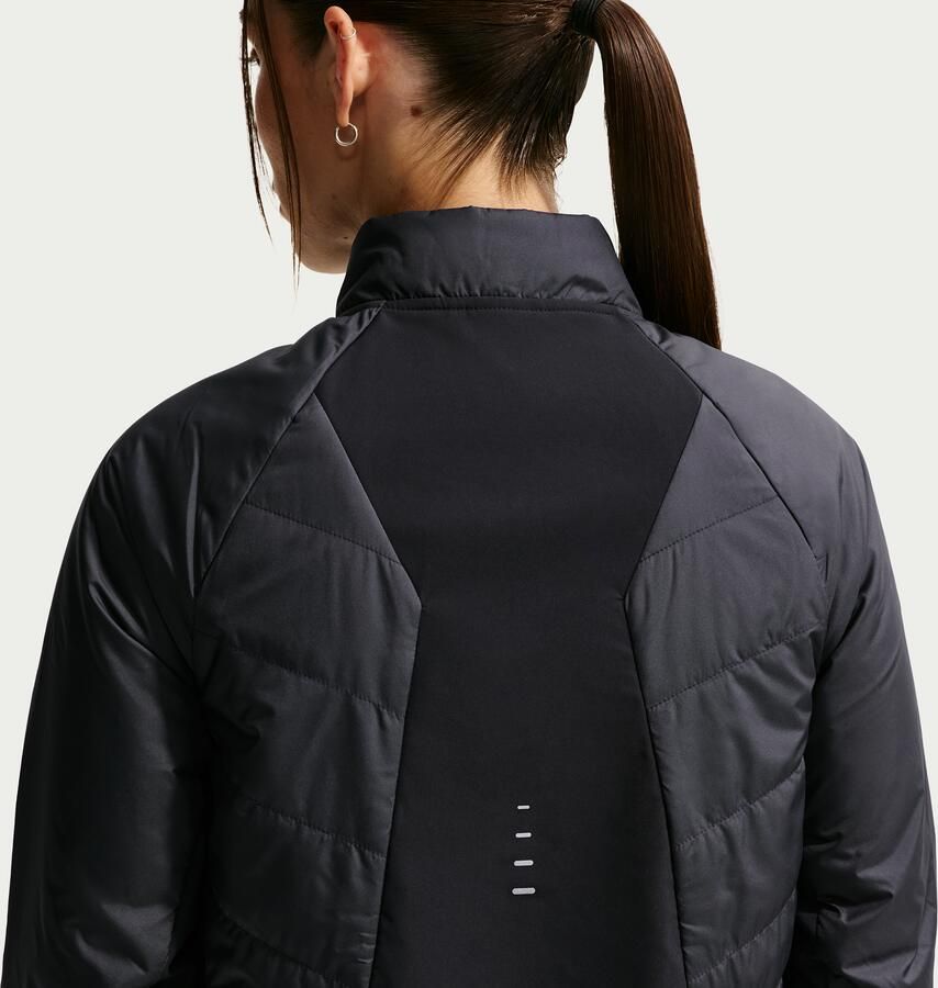 Nike Swift Therma-FIT hardloopjack voor dames Zwart - Foto 3