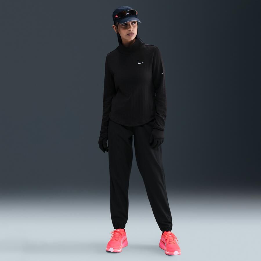 Nike Swift Therma-FIT hardlooptop met colkraag voor dames Zwart - Foto 3