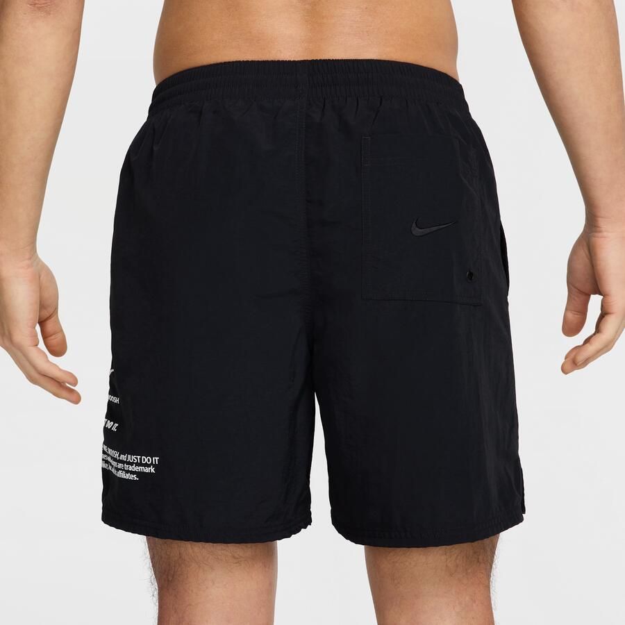 Nike Swim Breaker volledig gevoerde volleyshorts voor heren (18 cm) Zwart - Foto 2
