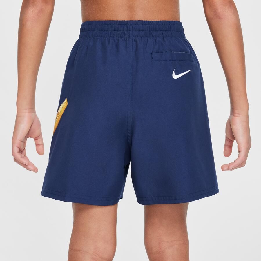 Nike Swim Breaker volleyshorts met binnenbroekje voor jongens (10 cm) Blauw - Foto 2