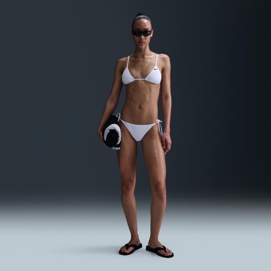 Nike Swim Essential bikinibroekje met striksluiting voor dames Wit - Foto 4