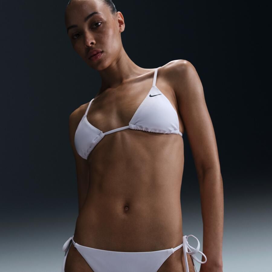 Nike Swim Essential bikinibroekje met striksluiting voor dames Wit