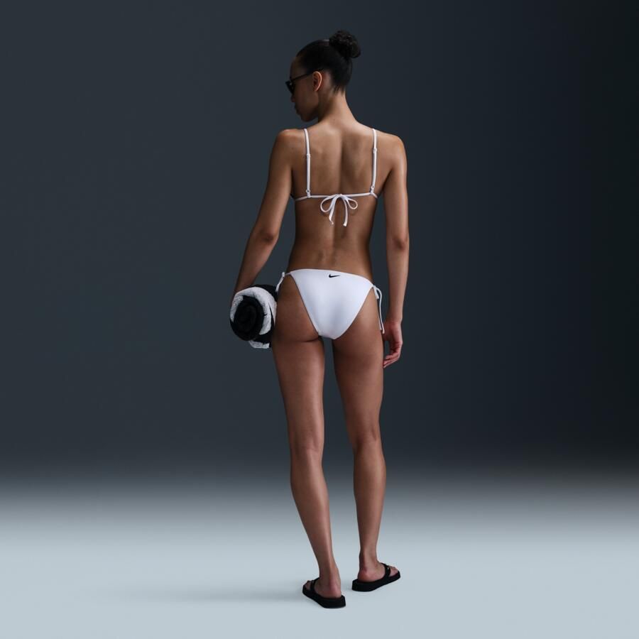 Nike Swim Essential bikinibroekje met striksluiting voor dames Wit - Foto 3