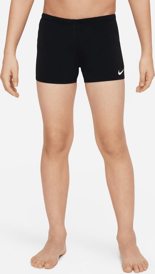 Nike Swim HydraStrong Solid jammer met vierkante pijpen voor jongens Zwart - Foto 4