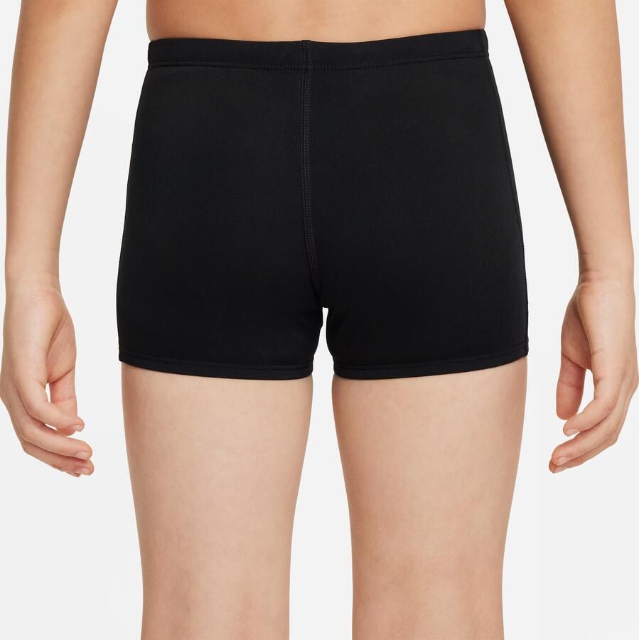 Nike Swim HydraStrong Solid jammer met vierkante pijpen voor jongens Zwart - Foto 2