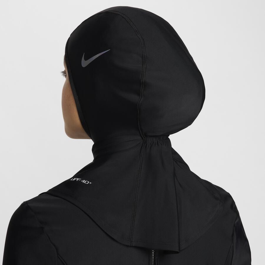 Nike Swim Victory zwemhijab voor dames Zwart