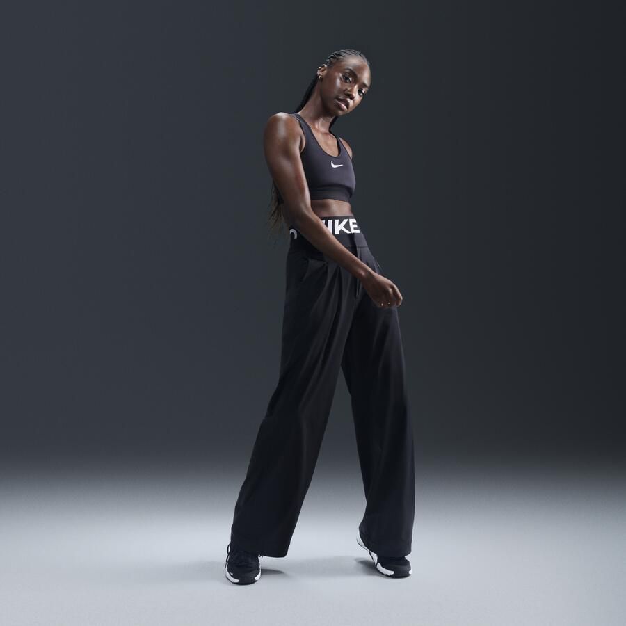 Nike Swoosh High Support non-padded verstelbare sport-bh Zwart - Foto 2