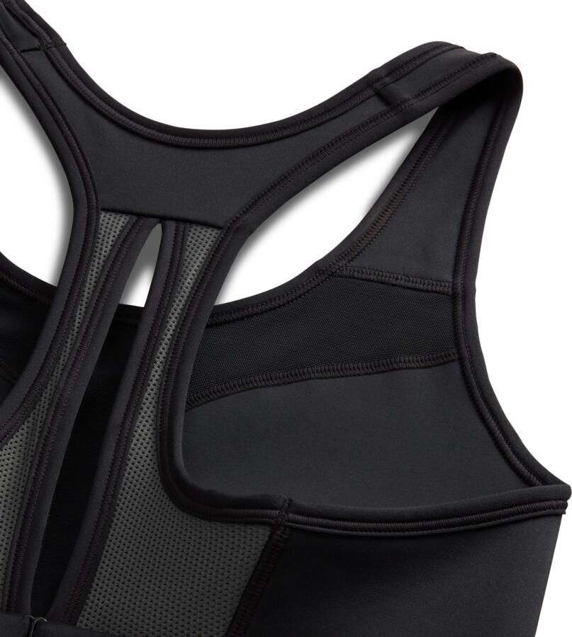 Nike Swoosh High Support non-padded verstelbare sport-bh Zwart - Foto 4