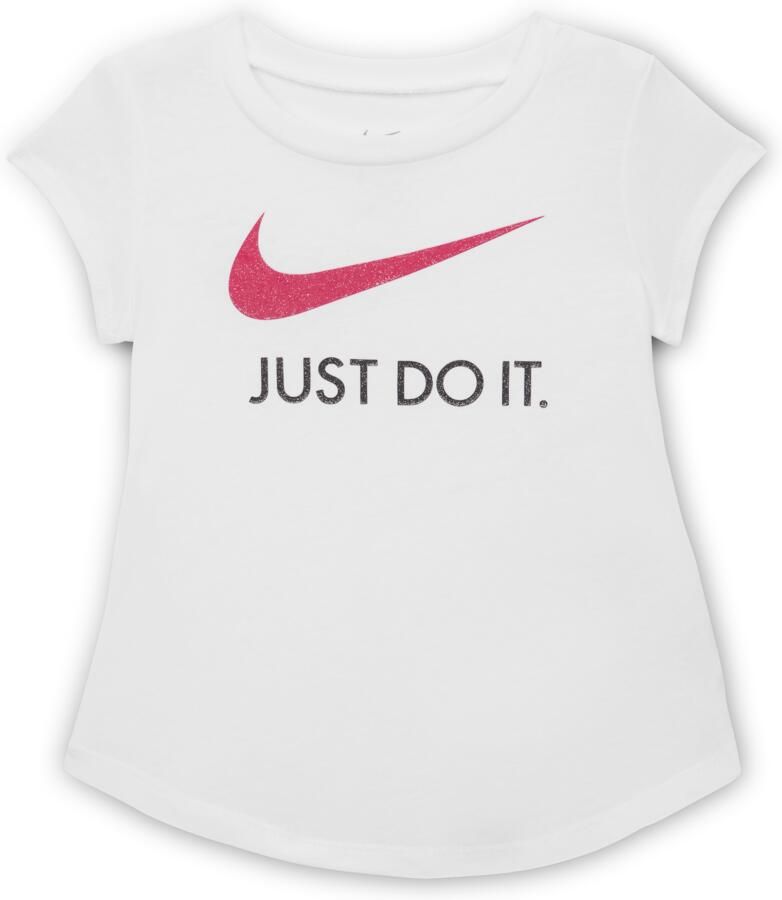 Nike Swoosh 'Just Do It' T-shirt voor baby's (12-24 maanden) Wit - Foto 3