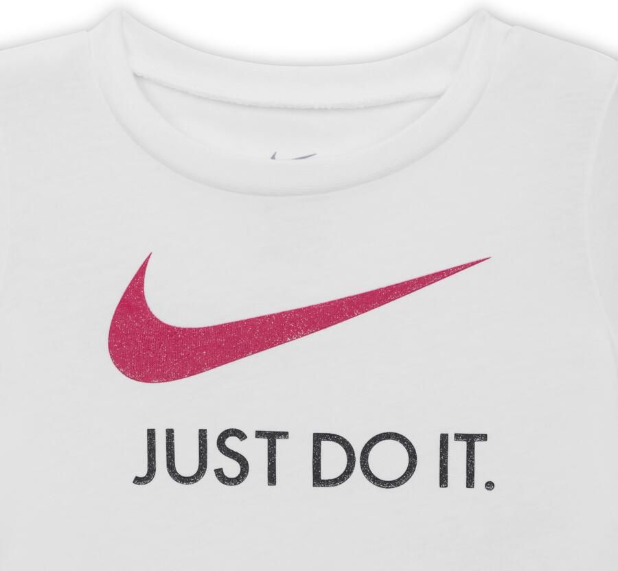 Nike Swoosh 'Just Do It' T-shirt voor baby's (12-24 maanden) Wit