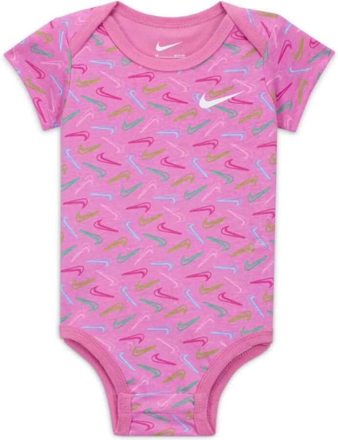 Nike Swoosh Logo 3-delige rompertjesset voor baby's (0-9 maanden) Zwart - Foto 3