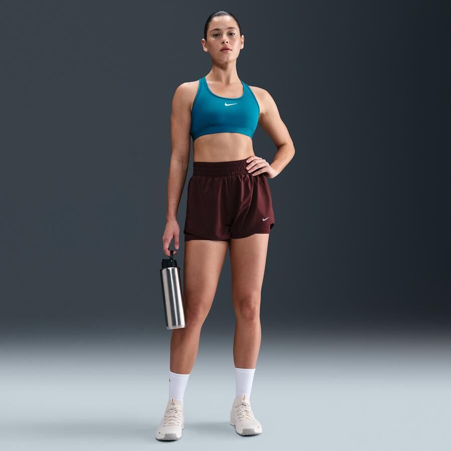 Nike Swoosh Medium Support padded sport-bh Blauw - Foto 3