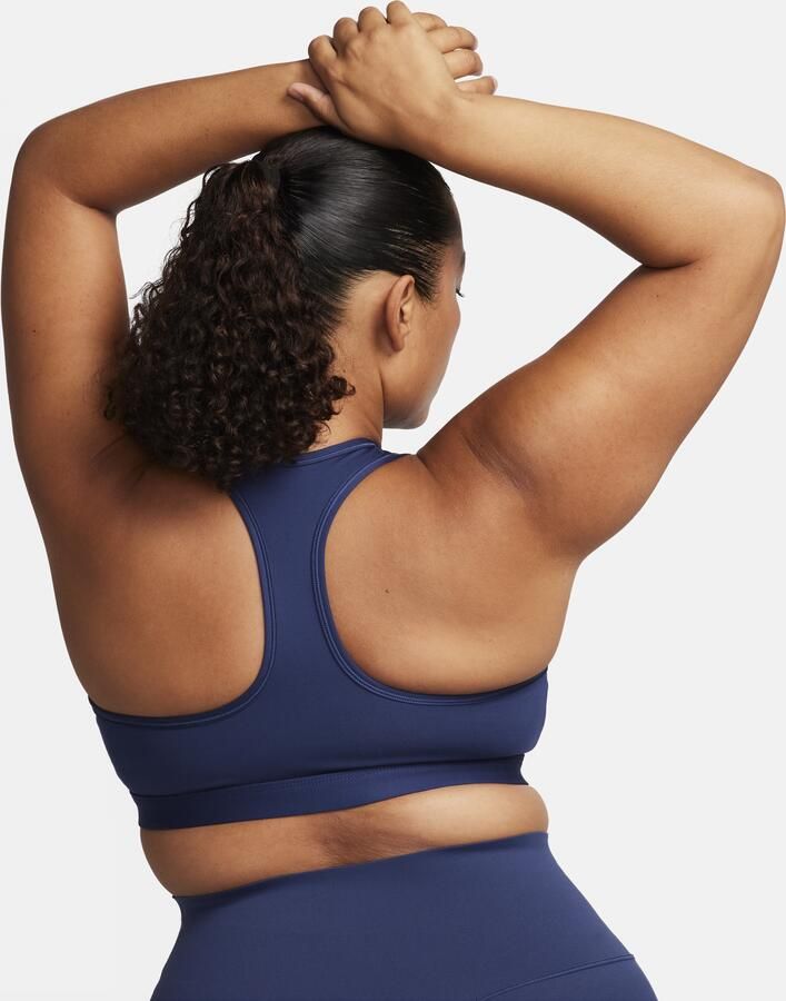 Nike Swoosh Medium Support padded sport-bh Blauw - Foto 2