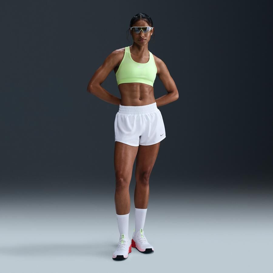 Nike Swoosh Medium Support padded sport-bh Geel - Foto 3