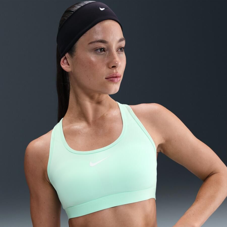 Nike Swoosh Medium Support padded sport-bh Groen - Foto 4