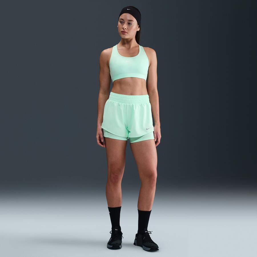 Nike Swoosh Medium Support padded sport-bh Groen - Foto 3