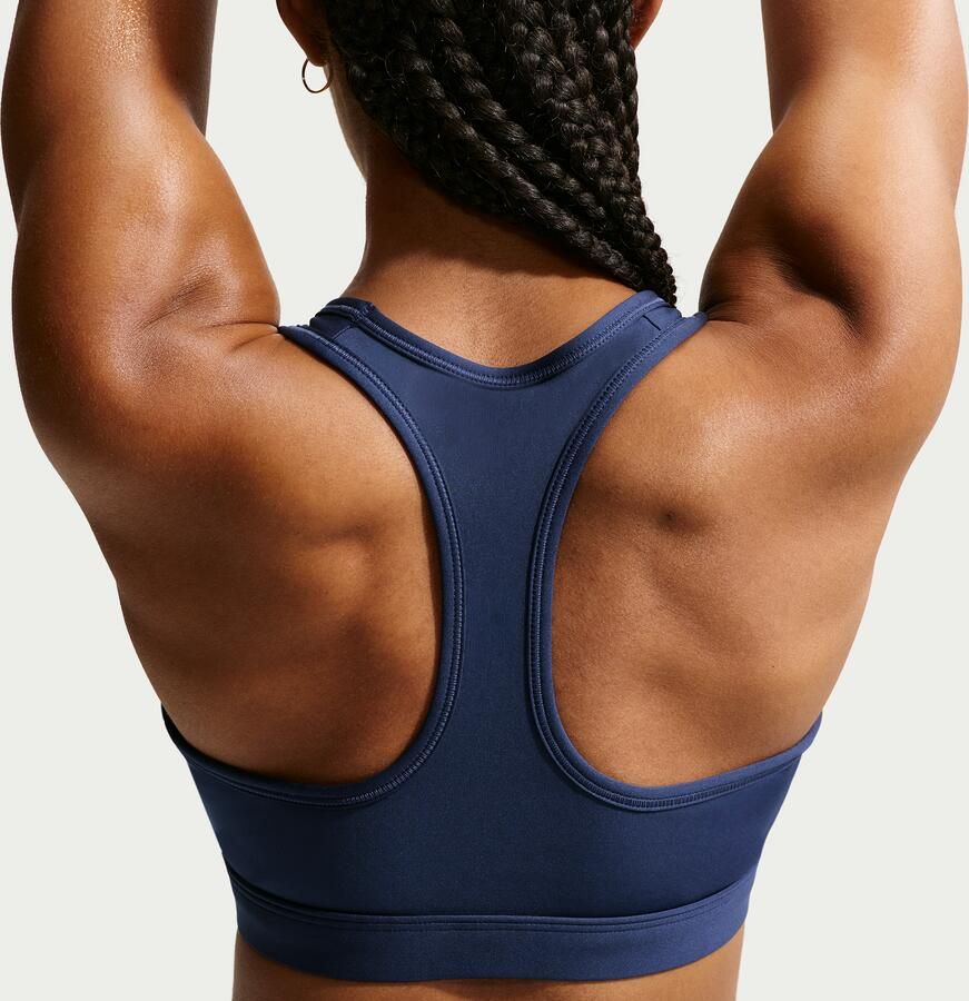 Nike Swoosh Padded sport-bh met medium ondersteuning Blauw - Foto 4