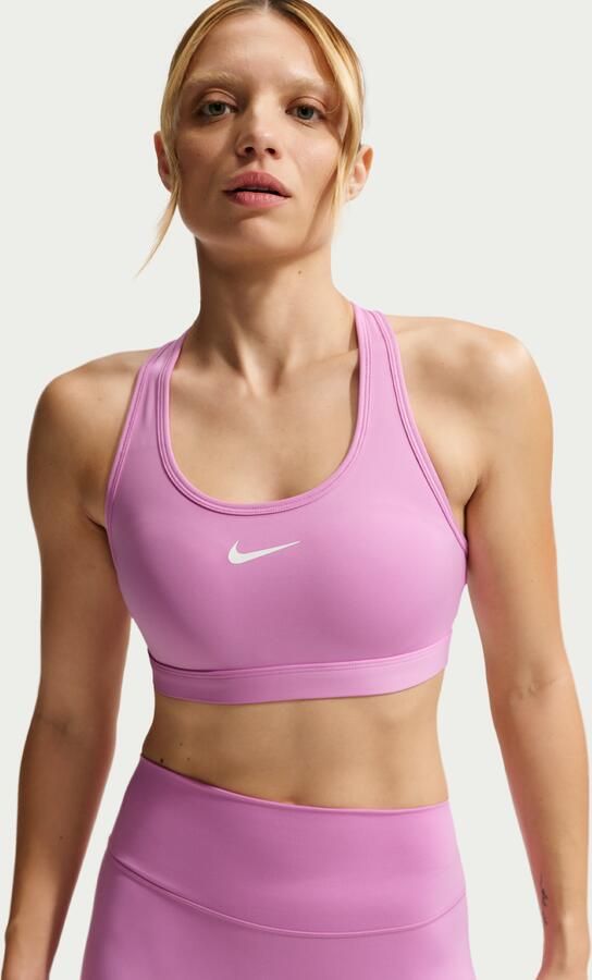 Nike Swoosh Padded sport-bh met medium ondersteuning Paars - Foto 2
