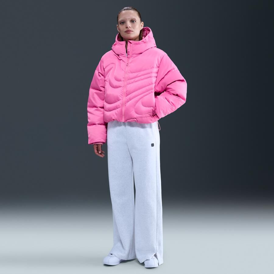 Nike Swoosh Series Therma-FIT oversized donsjack voor dames Roze - Foto 3