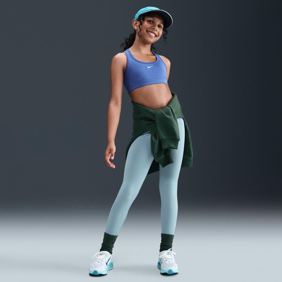 Nike Swoosh sport-bh voor meisjes Blauw - Foto 3