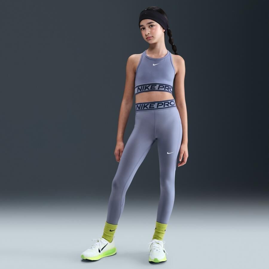 Nike Swoosh sport-bh voor meisjes Blauw - Foto 3