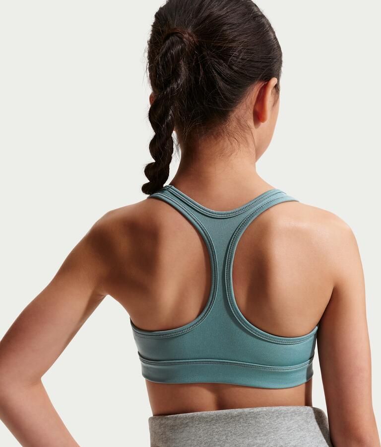 Nike Swoosh sport-bh voor meisjes Grijs - Foto 3