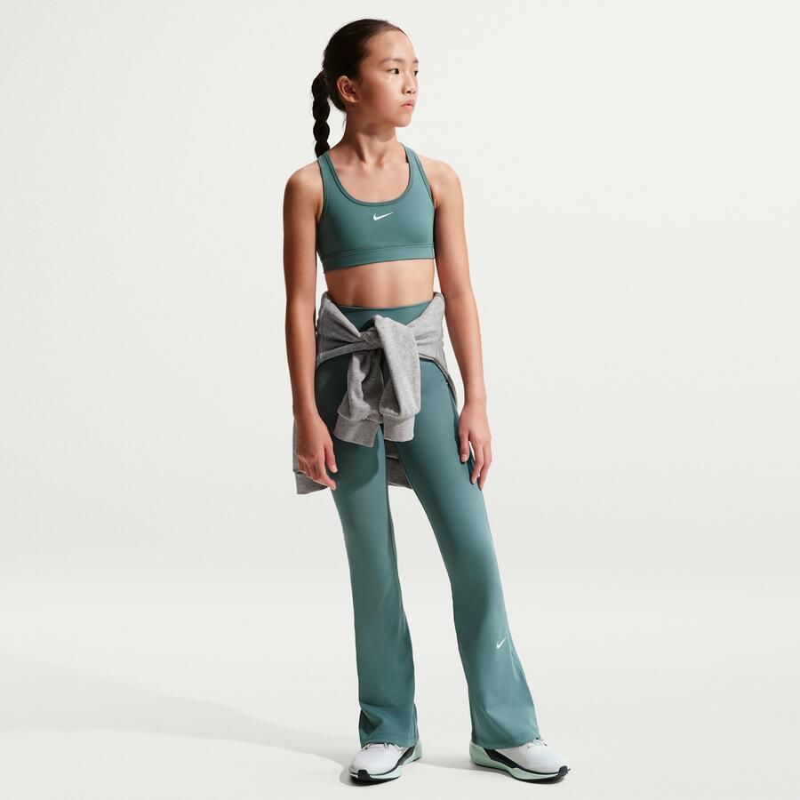 Nike Swoosh sport-bh voor meisjes Grijs