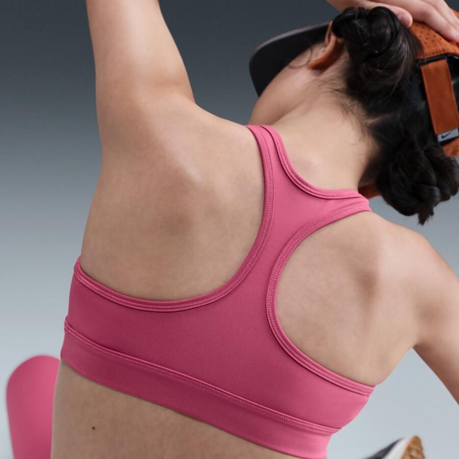 Nike Swoosh sport-bh voor meisjes Paars